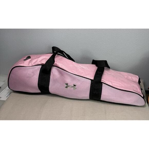 Under Armour Softball Bat Bag. Pink & Black. Model# RN 104409. Size is 3x1 Feet - Picture 4 of 9
